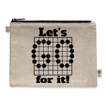 Go game - Hemp Carry All Pouch - natural - Front