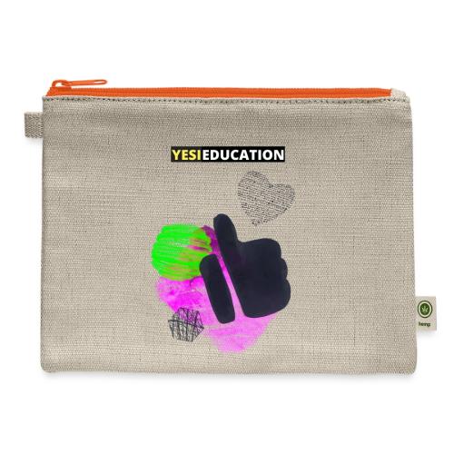 Jade - Hemp Carry All Pouch