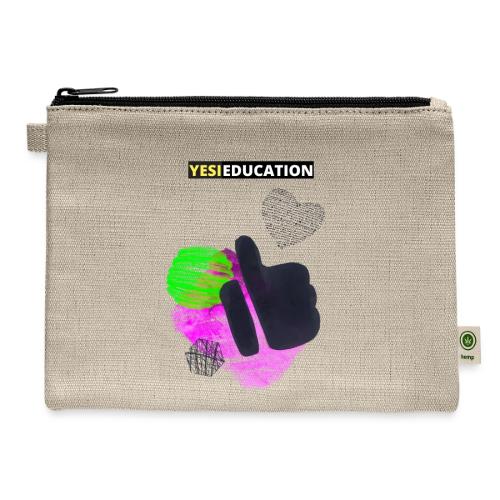 Jade - Hemp Carry All Pouch