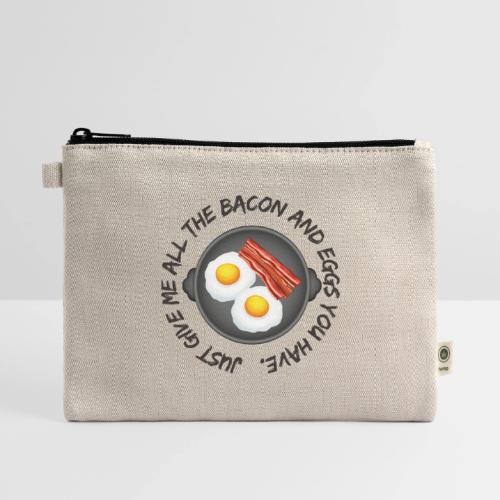 All of the Bacon and Eggs - Hemp Carry All Pouch
