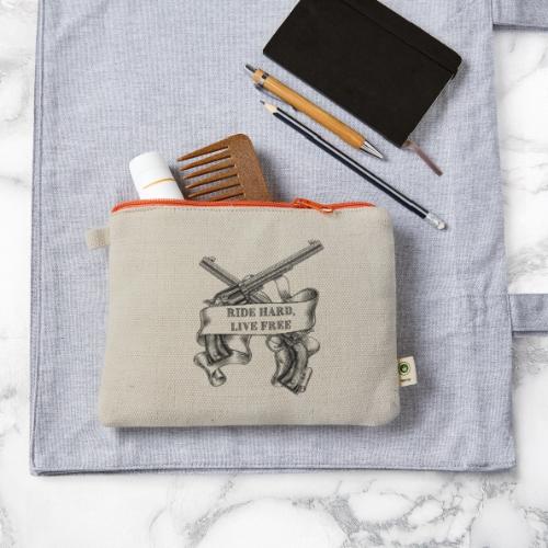 Ride Hard Live Free - Hemp Carry All Pouch