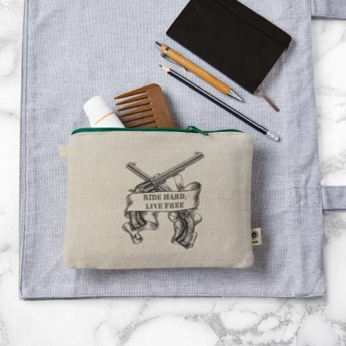 Ride Hard Live Free - Hemp Carry All Pouch