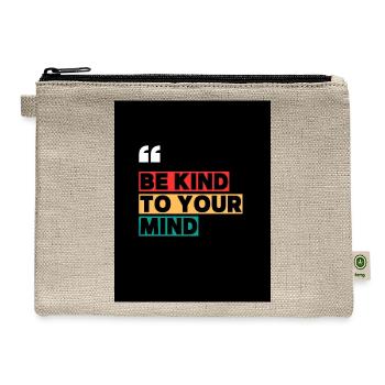 Your favorite T-shirt 😍 - Hemp Carry All Pouch - natural - Front