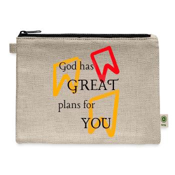 Dear John - Hemp Carry All Pouch - natural - Front