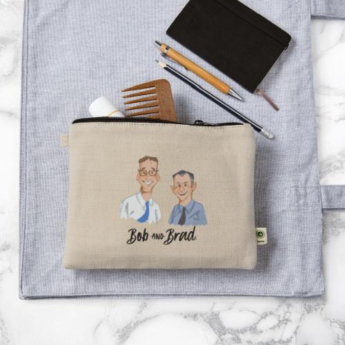 Bob and Brad Logo - Hemp Carry All Pouch