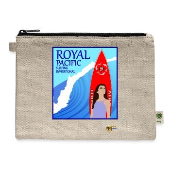 Royal Pacific Surfing Invitational - Hemp Carry All Pouch - natural - Front