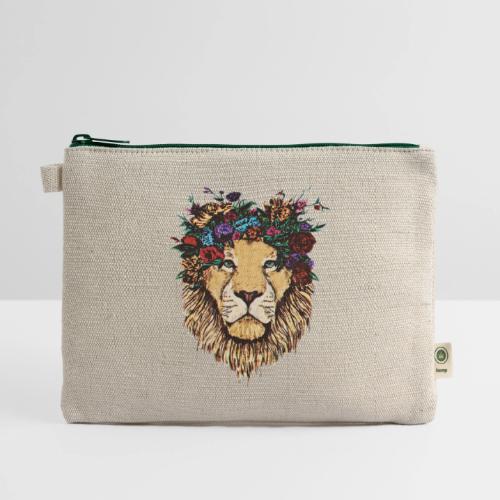 Crown of beauty - Hemp Carry All Pouch