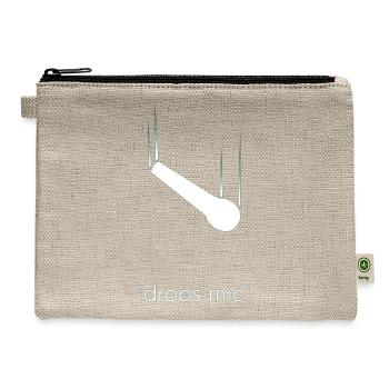 Drops Mic Funny Drop Microphone Comedian Gift - Hemp Carry All Pouch - natural - Front