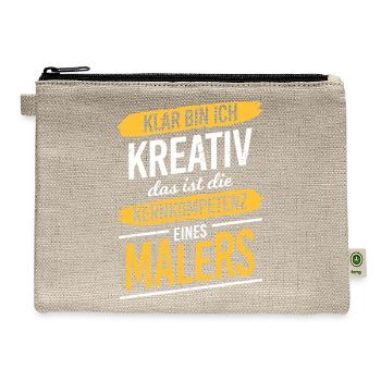 Creative core competence painter painting - Hemp Carry All Pouch - natural - Front