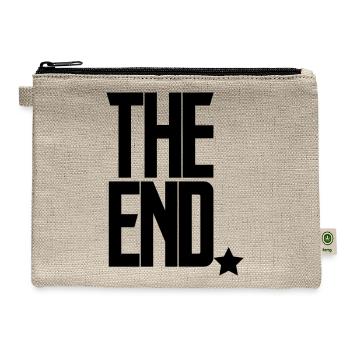 The End Game Screen - Hemp Carry All Pouch - natural - Front