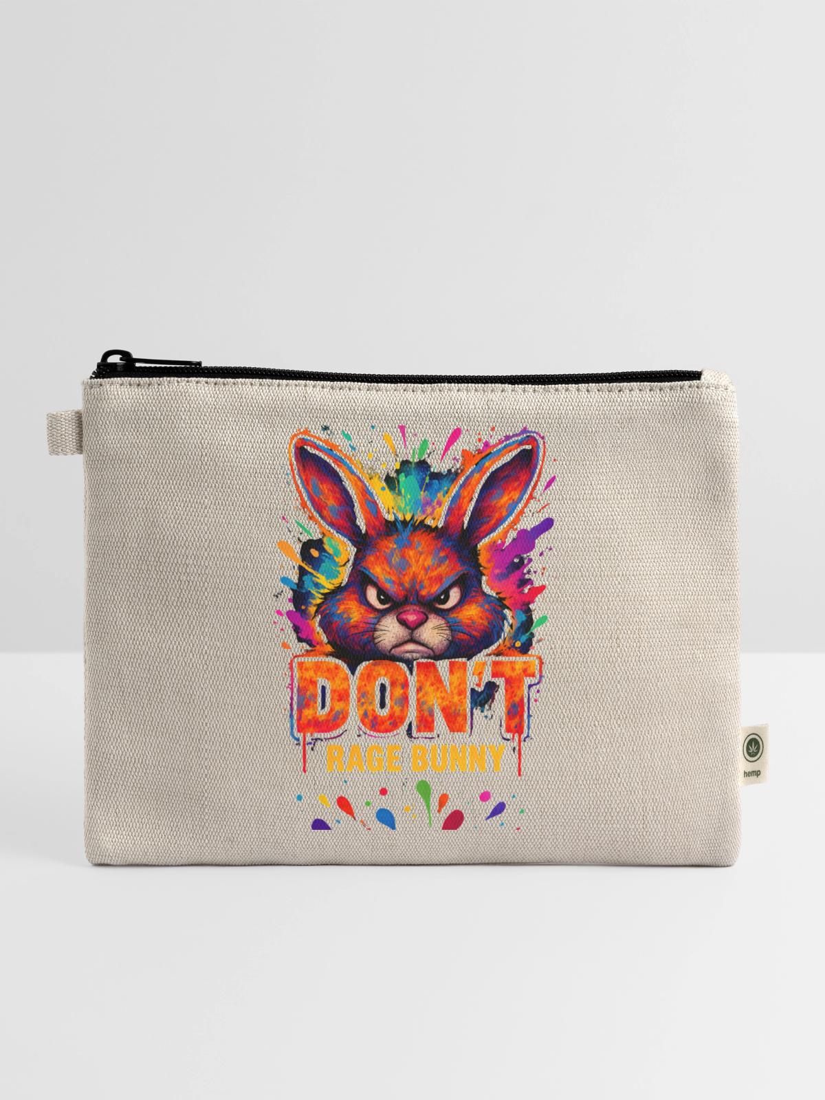 Rage_Bunny - Hemp Carry All Pouch - natural - Front