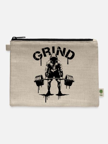 Grind Hooded Lifter - Hemp Carry All Pouch - natural