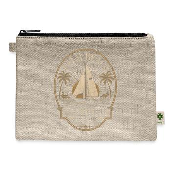 Palm Beach Yacht Club Emblem - Hemp Carry All Pouch - natural - Front