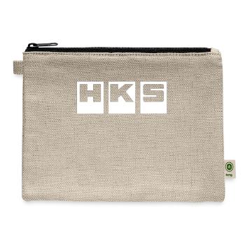 HKS Drop Cars - Hemp Carry All Pouch - natural - Front