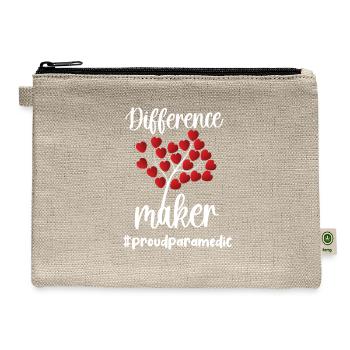 Paramedic Appreciation Paramedic EMS Week Gifts - Hemp Carry All Pouch - natural - Front