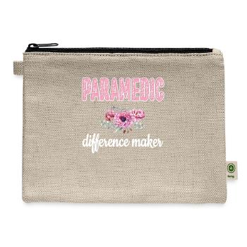 Paramedic Appreciation Paramedic EMS Week Gifts - Hemp Carry All Pouch - natural - Front