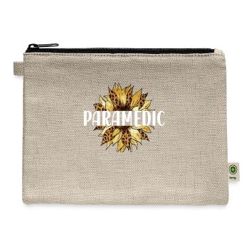 Paramedic EMS Week Proud Paramedic Appreciation - Hemp Carry All Pouch - natural - Front