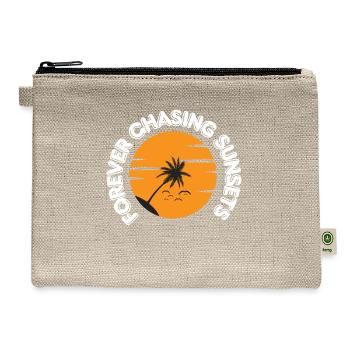 sunset Classic T-Shirt - Hemp Carry All Pouch - natural - Front