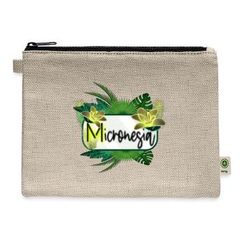 Micronesia - Hemp Carry All Pouch - natural - Front