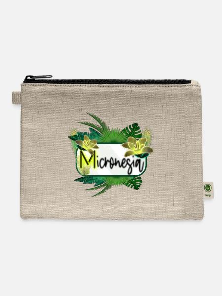Micronesia - Hemp Carry All Pouch - natural