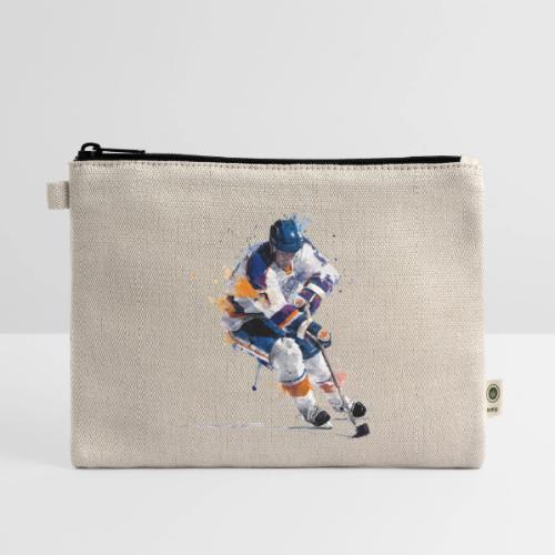 Hockey: Icy Streaks - Hemp Carry All Pouch