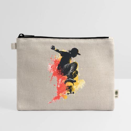 Skateboarding: Splash of Motion - Hemp Carry All Pouch