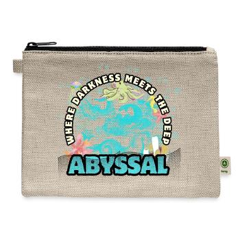 Abyssal Depths Coral Ocean - Hemp Carry All Pouch - natural - Front