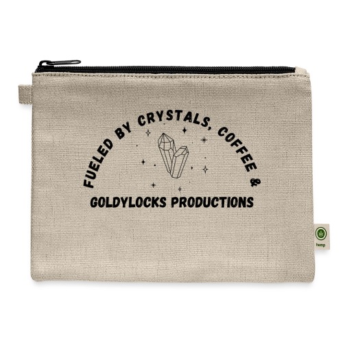Fueled by Crystals Coffee and GP - Hemp Carry All Pouch