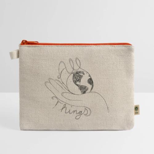 In His Hands - Hemp Carry All Pouch