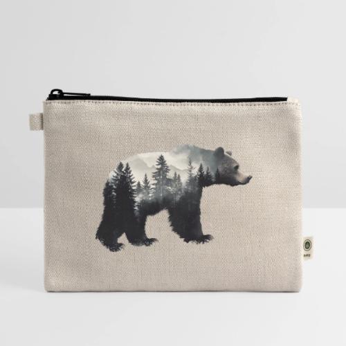 Forest Within the Bear - Hemp Carry All Pouch
