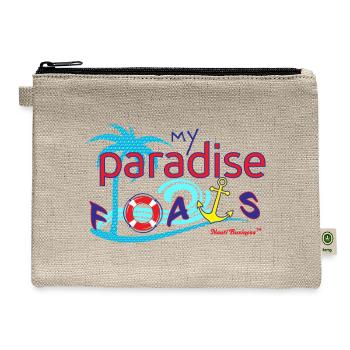 MY PARADISE FLOATS - Hemp Carry All Pouch - natural - Front