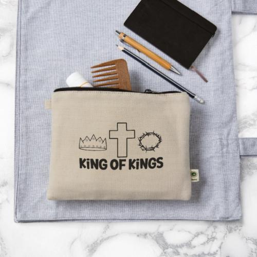 King of Kings – Bold Christian Faith Apparel - Hemp Carry All Pouch