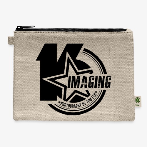 16IMAGING Badge Black - Hemp Carry All Pouch