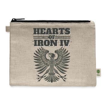 HEARTS OF IRON 4 COAT OF ARMS - Hemp Carry All Pouch - natural - Front