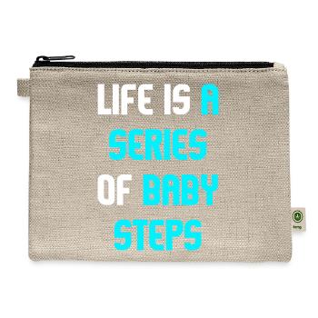 Quote life - Hemp Carry All Pouch - natural - Front