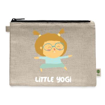 Cute Little Yogi - Hemp Carry All Pouch - natural - Front