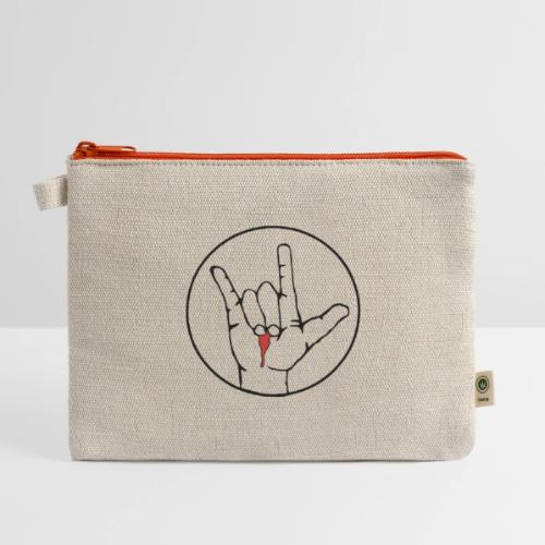 Jesus loves you - Hemp Carry All Pouch