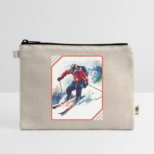 Skiing is Life - Hemp Carry All Pouch