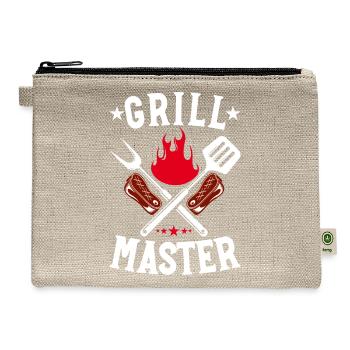Grill Master Retro Vintage - Hemp Carry All Pouch - natural - Front