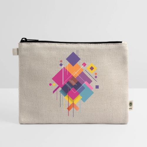 Vibrant Geometry - Hemp Carry All Pouch