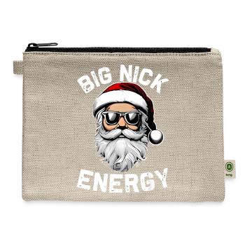 Big Nick Energy - Inappropriate T-shirt Design - Hemp Carry All Pouch - natural - Front