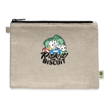Risk it for the biscuit - Casino - Hemp Carry All Pouch - natural - Front