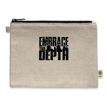Embrace the Depth - Canyon - Hemp Carry All Pouch - natural - Front