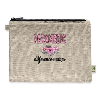 Paramedic Appreciation Paramedic EMS Week Gifts - Hemp Carry All Pouch - natural - Front