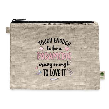 Paramedic EMS Week Paramedic Appreciation Gifts - Hemp Carry All Pouch - natural - Front