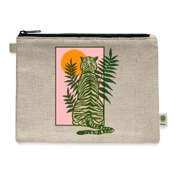 Neue Minimal Tiger - Hemp Carry All Pouch - natural - Front