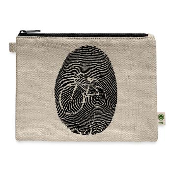 Midnight Void - Hemp Carry All Pouch - natural - Front