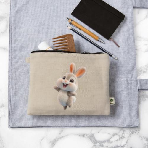 Dancing Baby Rabbit - Hemp Carry All Pouch