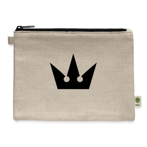 Kingdom Hearts Crown Symbol - Hemp Carry All Pouch