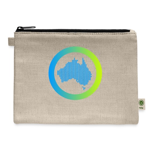 Gradient Symbol Only - Hemp Carry All Pouch